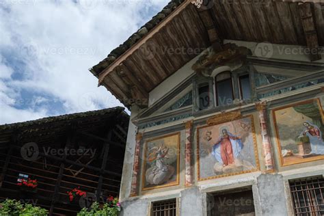 Cappella Madonna Della Neve Otro Piedmont Italy 6667574 Stock Photo At