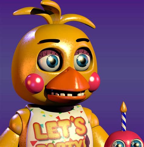 Blenderfnaf Toy Chica By Thepixelyt On Deviantart Fnaf Deviantart