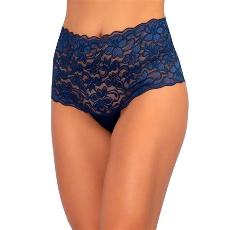 Kit Calcinhas Cós Alto Lingerie Feminina Renda Caleçon Shopee Brasil