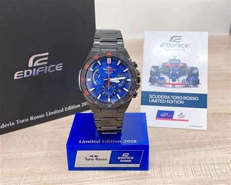 CASIO EDIFICE SCUDERIA TORO ROSSO LIMITED EDITION Men S Fashion