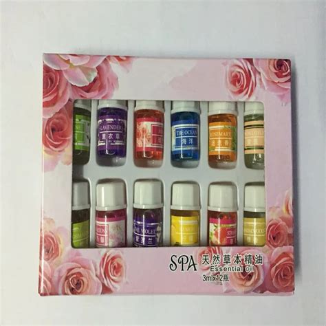 Essential Oils With Aromatic Aromatherapy Oil 12 Bottles X 3 Ml