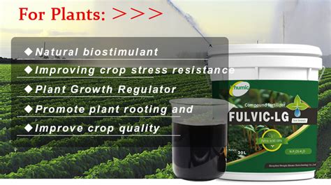 Plant Growth Promoter Potassium Humate Liquid Fulvic Acid Organic