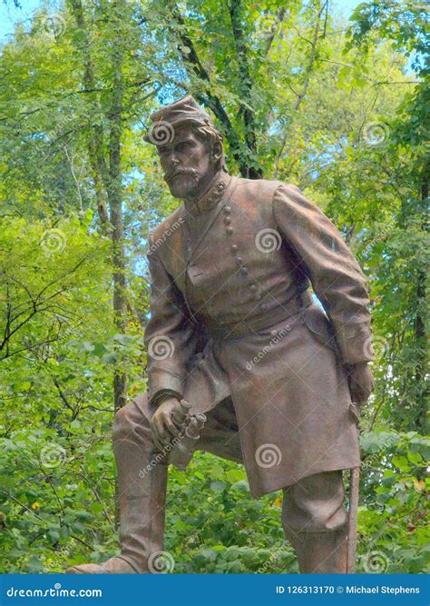 Monument and Statue of Gen. Patrick Cleburne Stock Photo - Image of ...