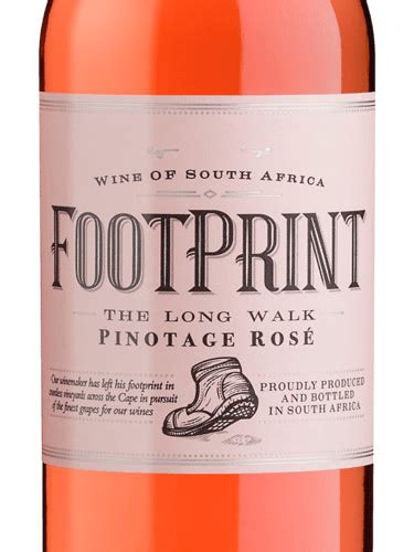 Footprint The Long Walk Pinotage Ros Vivino Us