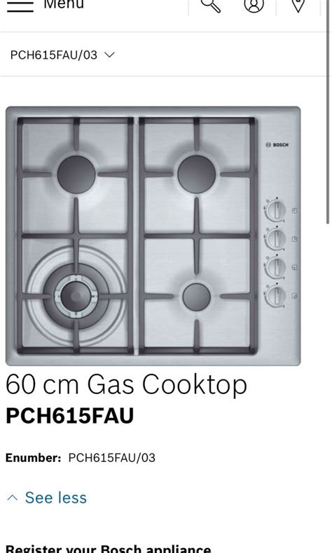 Bosch 4-burner gas hob, TV & Home Appliances, Kitchen Appliances, Cookers on Carousell