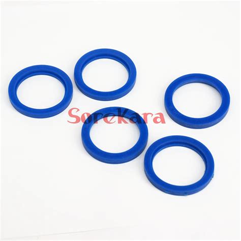 Blue Silicone Flat Gasket Ring Washer Fit Mm O D Sanitary Sms Socket