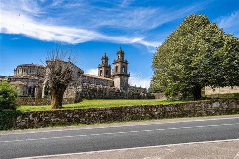 Courtyard Of The Monastery Of Oseira At Ourense Galicia Spain