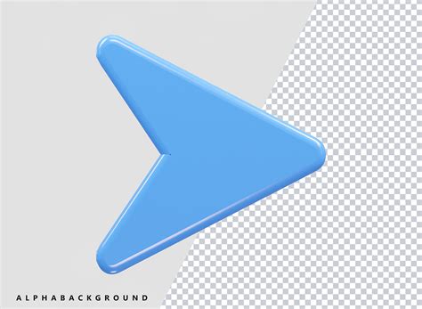 Arrow Icon D Render Psd And Eps Graphic By Rabeya Creative Fabrica