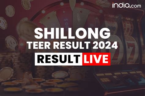 Shillong Teer Lottery Results Wednesday St And Nd Round