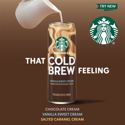 Starbucks® Premium Salted Caramel Cream Cold Brew Iced Coffee Can 11