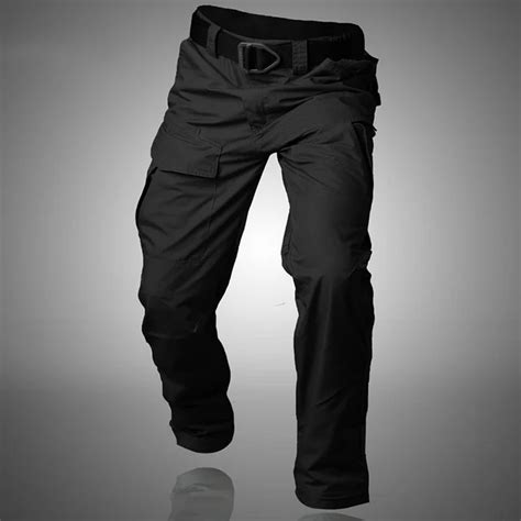 Buy Men Tactical Cargo Pants Waterproof Breathable Cotton Casual Trousers