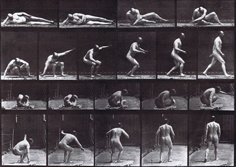 Muybridge Art Refrence Nude Male Rising Ground Walking Plate 258