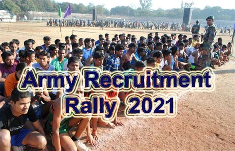 Indian Army Recruitment Rally 2021 Army Released A Schedule Rally