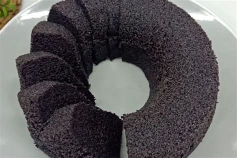 Resep Kue Bolu Ketan Hitam Kukus Sajian Natal Yang Lembut