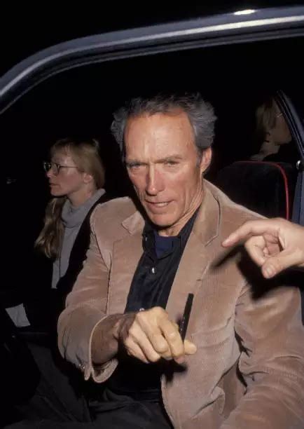 American Actor Director Clint Eastwood Outside The Trinity Cl Old