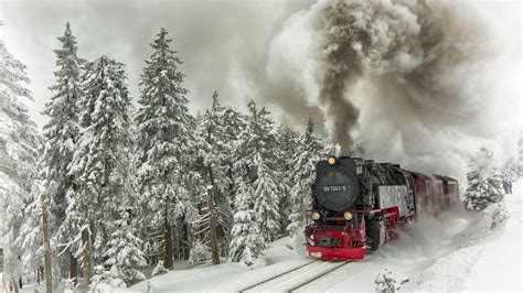 Winter Train Wallpapers - Top Free Winter Train Backgrounds - WallpaperAccess