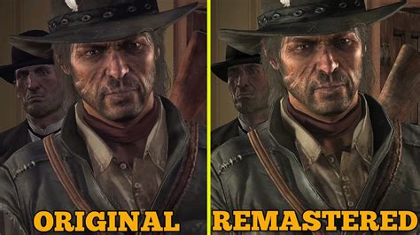 Red Dead Redemption Remastered Vs Original Xbox One Enhanced Early