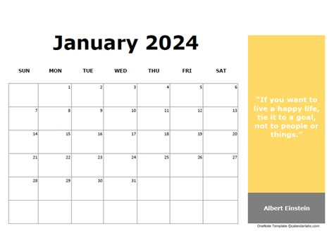 Quotes For January Calendar Printable Romy Vivyan