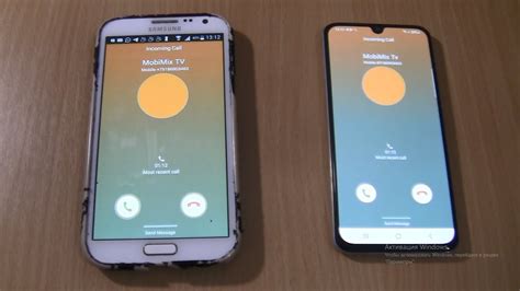 Double Fake Over The Horizon Incoming Call Samsung Galaxy M40 On