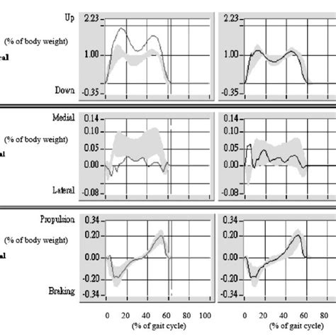 The Three Components Of The Ankle Joint Reaction Forces During Gait Download Scientific Diagram