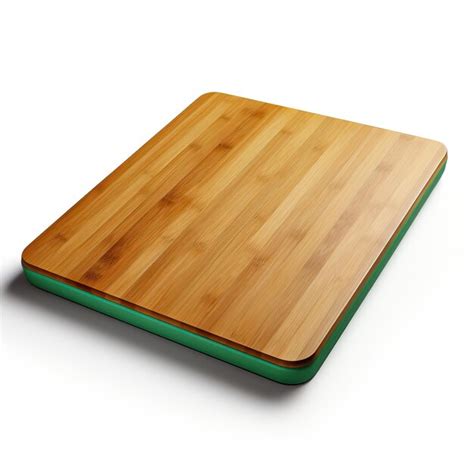 Premium Vector Green Color Cutting Board Isometric Vector White Backgrou