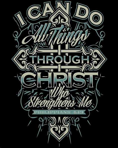 I Can Do All Things Through Christ Who Strengthens Me By Anhnt50 Redbubble