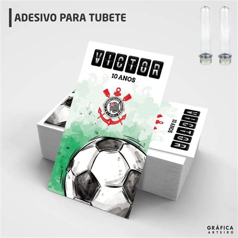 Adesivo Time Futebol Adesivo Para Tubete No Elo Gr Fica Arteiro