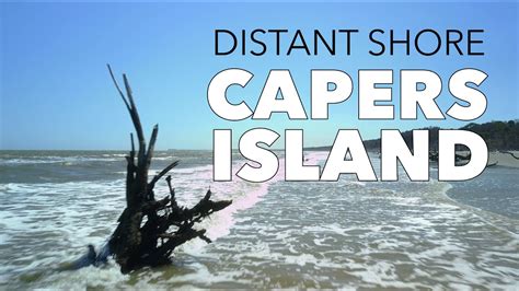 Capers Island Dramatic Drone Flight Over Barrier Island In South