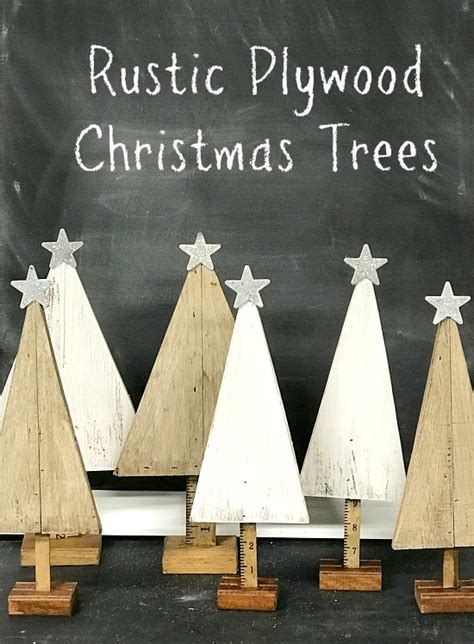 Rustic Reclaimed Wood Christmas Trees