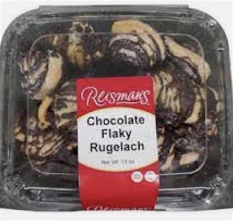 Reismans Chocolate Flaky Rugelach Midwest Premium Kosher