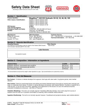 Fillable Online Safety Data Sheet Petroleumservicecompany Fax