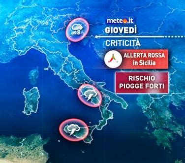 Nobile Quartiere Monte Mira Allerta Meteo Codice Rosso In Sicilia Il