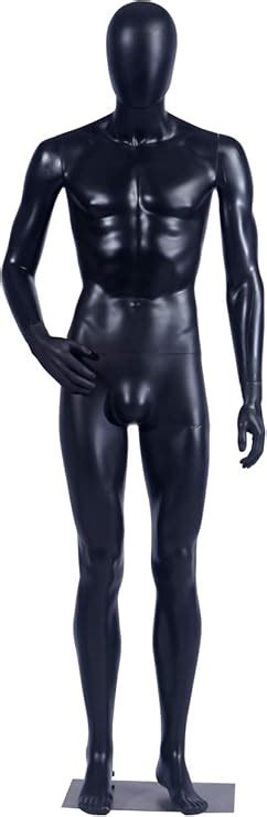 Mannequin De Vitrine Homme EurotonDisplay MC 1 Noir Mat Souple