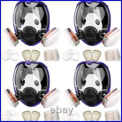 Gas Mask Respirator Set In Full Face Respirator Gas