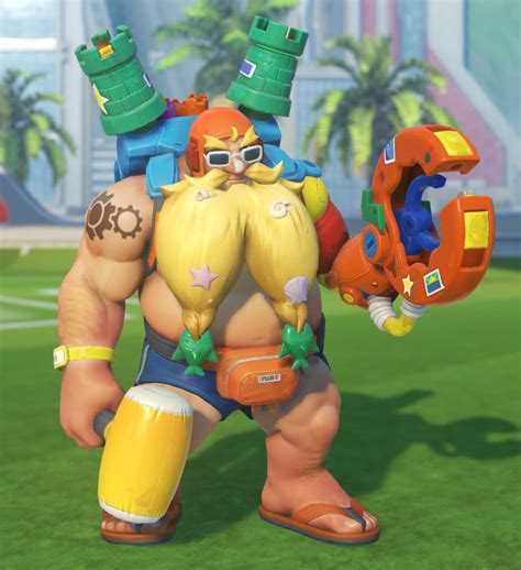 Stl File Torbjorn Surf N Splash Skin Overwatch D Printer Model To