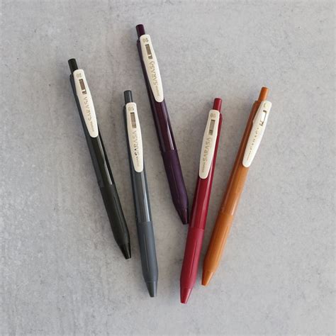 Zebra Sarasa Clip Gel Pen Mm Color Set Vintage Color Warm