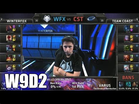 Winterfox Vs Coast S Na Lcs Spring Week Day Wfx Vs Cst