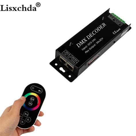 Free Shipping New 2015 Led RGB DMX Decoder Controller 12V DMX512