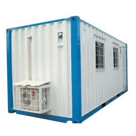 Mild Steel Prefab Rectangular Ms Portable Cabin For Office At Rs