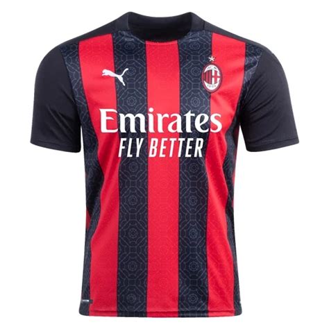 Ac Milan Thuis Shirt Korte Mouw Voetbal Pakje Voetbalshirts