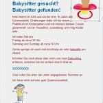 Wunderbar Babysitter Flyer Vorlage Deutsch Abbildung Siwicadilly