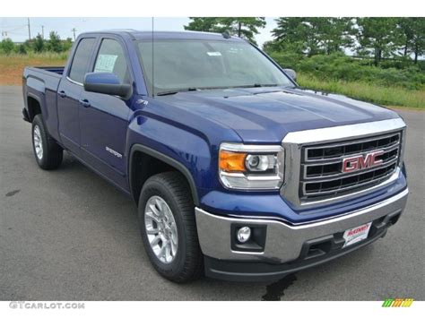 2014 Cobalt Blue Metallic Gmc Sierra 1500 Sle Double Cab 95695475