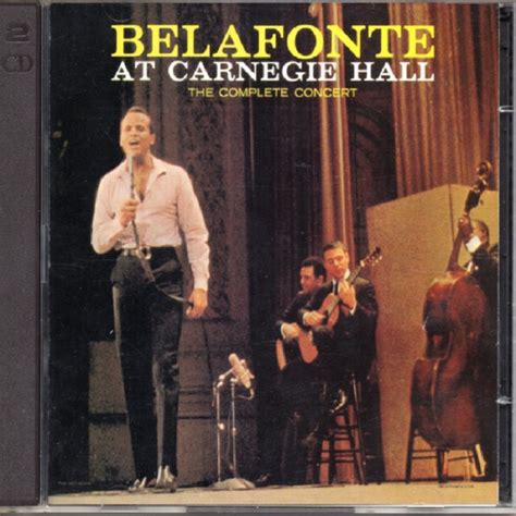 Harry Belafonte Belafonte At Carnegie Hall The Complete Concert Cd