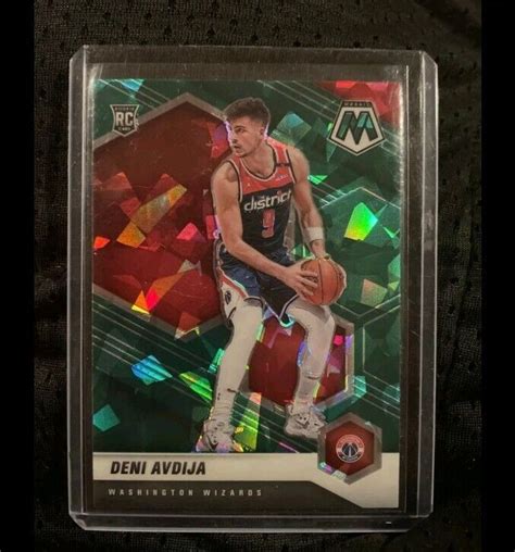 Panini Mosaic Deni Avdija Rc Green Prizm Wizards Ebay