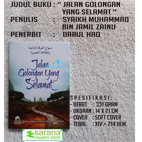 Jual Buku Jalan Golongan Yang Selamat Shopee Indonesia