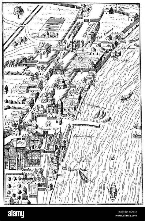 Plan Of Part Of The City Of Westminster Taken From Agas Map Of London