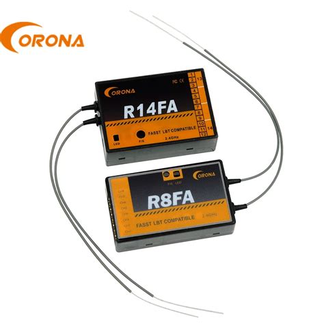 Futaba 2 4GHz FASST Protocol Compatible Receiver Corona F8FA R14FA 10C