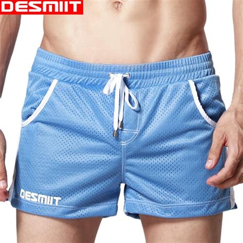 Breathable Mesh Trunks Bathing Suit Men Swimsuits Boxer Swimwear Men