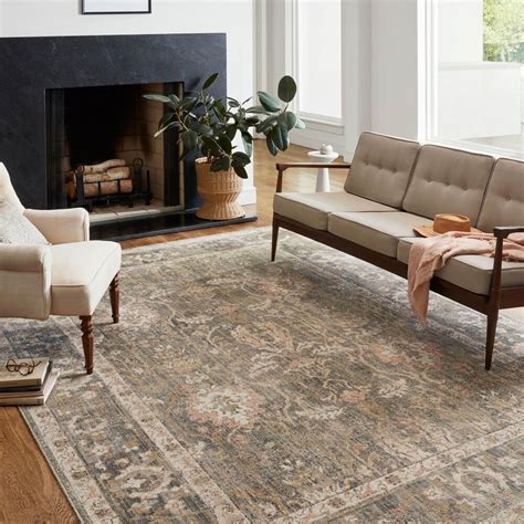 Chris Loves Julia X Loloi Rosemarie 710 X 10 Sage And Blush Area Rug