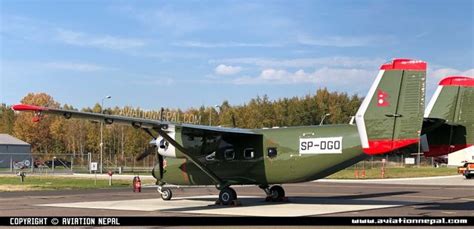 nepal army brand  skytruck aircraft  land kathmandu  saturday